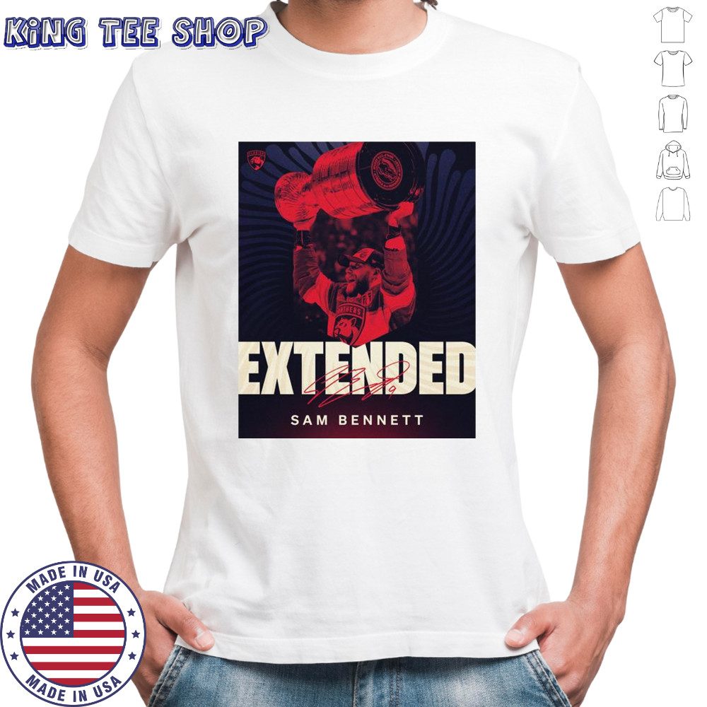 Florida Panthers Sam Bennett Eight-Year Contract Extension Signature T-Shirt