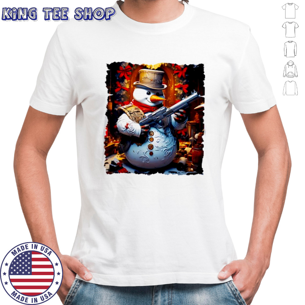 Frosty the Gangster Short Sleeve Performance shirt