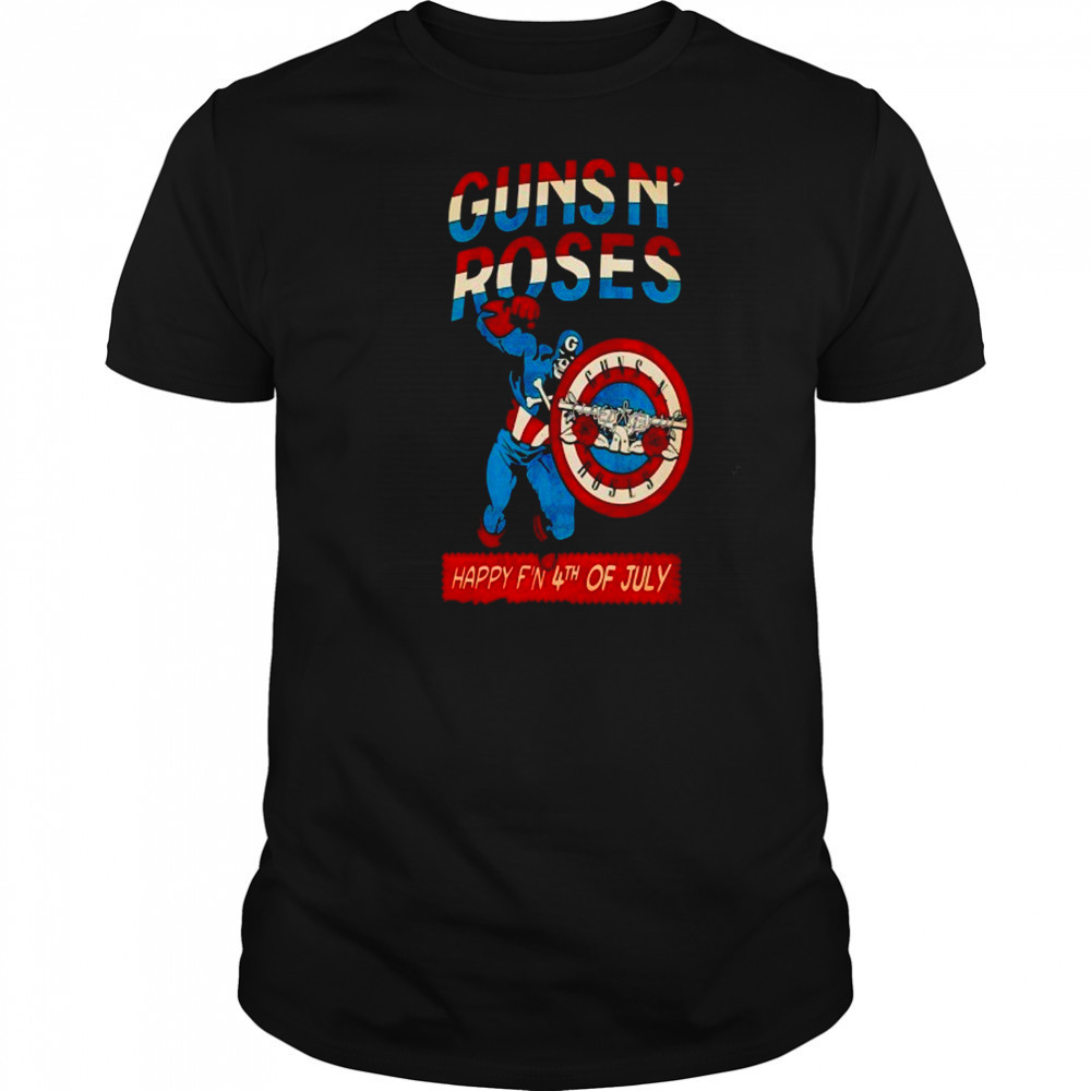 Gun N Roses Happy 4th Of July Unisex T-Shirt