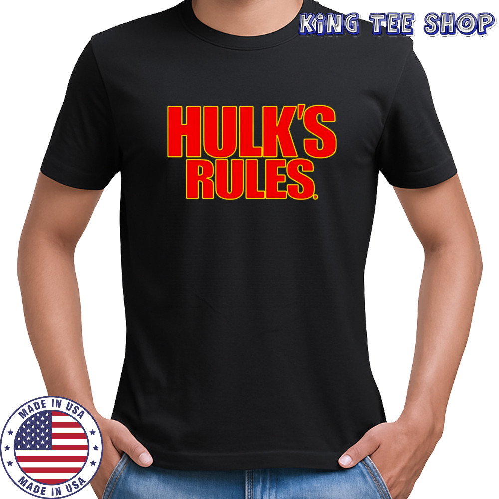 Hulk Hogan Hulk’s Rules shirt