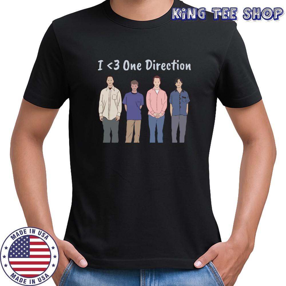 I love One Direction Weezer shirt