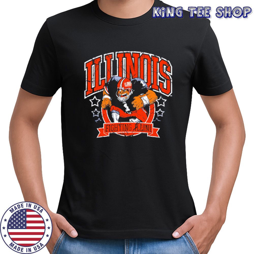 Illinois Football Vintage Distressed shirt