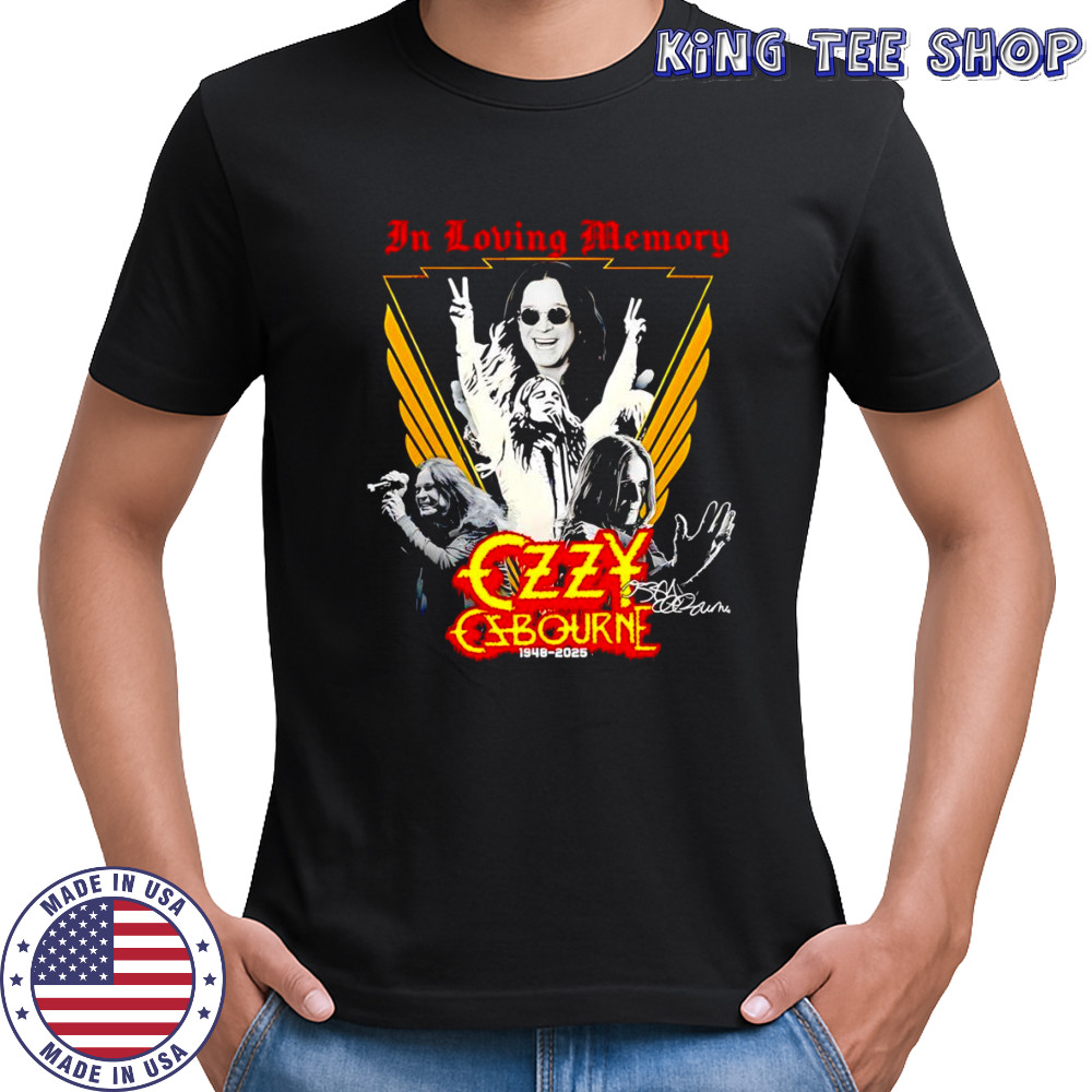In loving memory Ozzy Osbourne 1948 2025 shirt