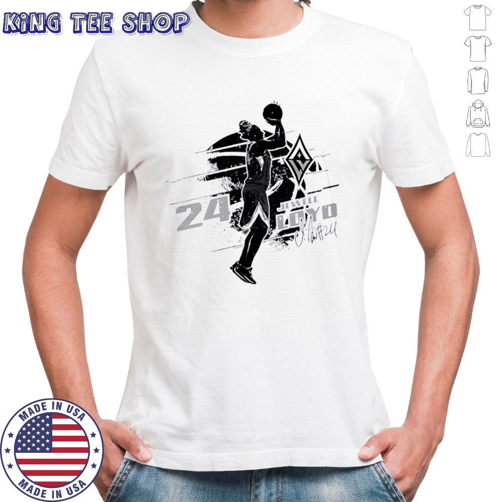 Jewell loyd las vegas aces silhouette shirt