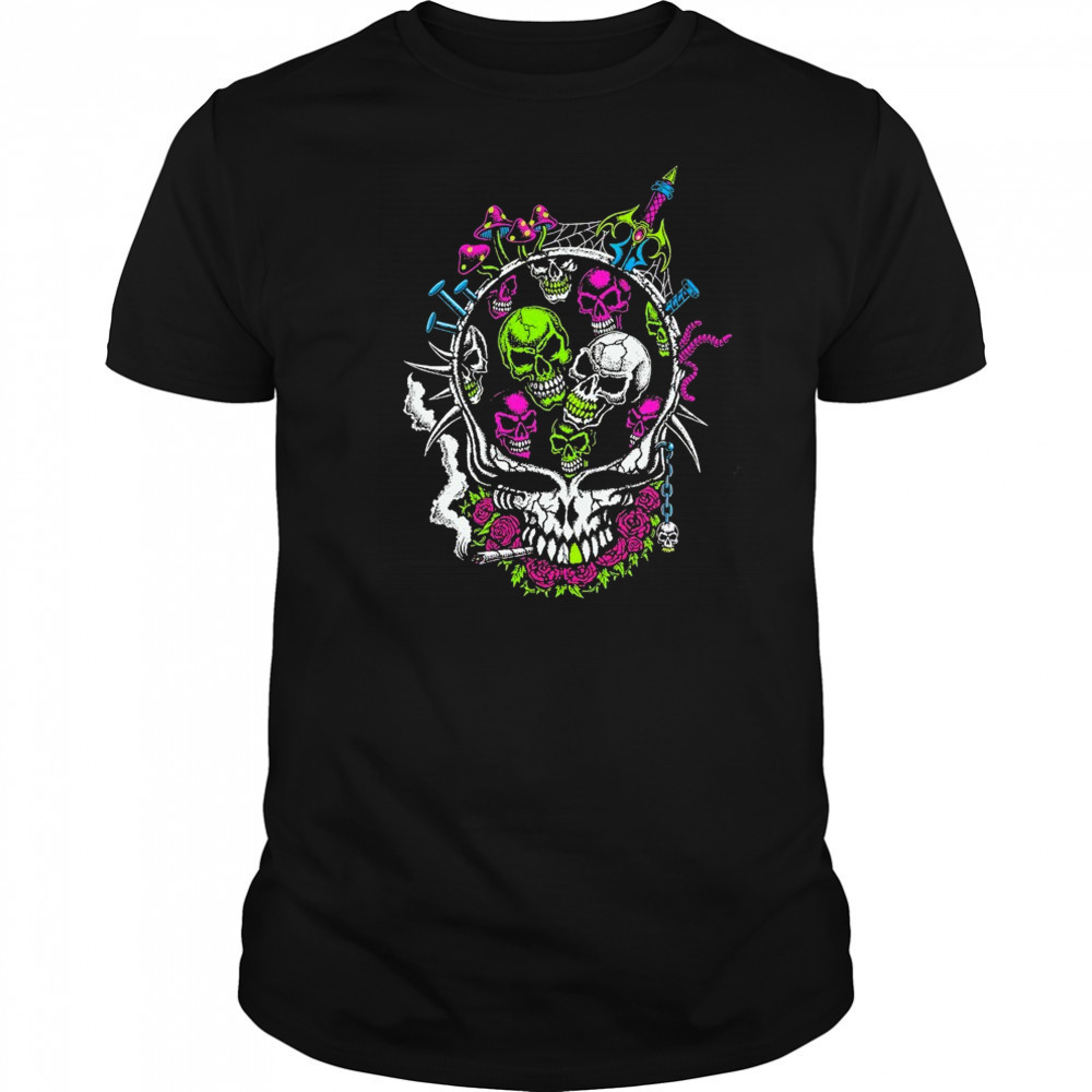 Josh Freydkis Skeleton Factory Skull T-shirt