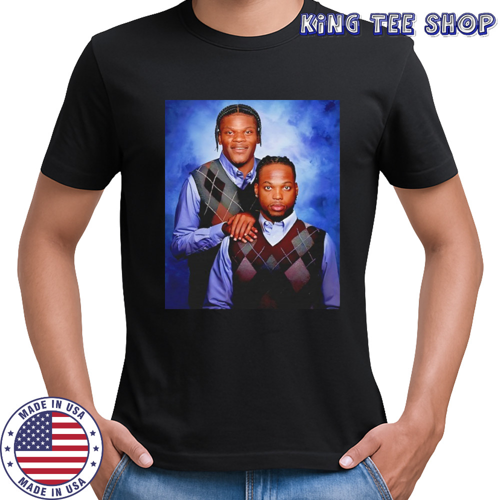 Lamar Jackson and Derrick Henry Baltimore Ravens NFL Step Brothers shirt