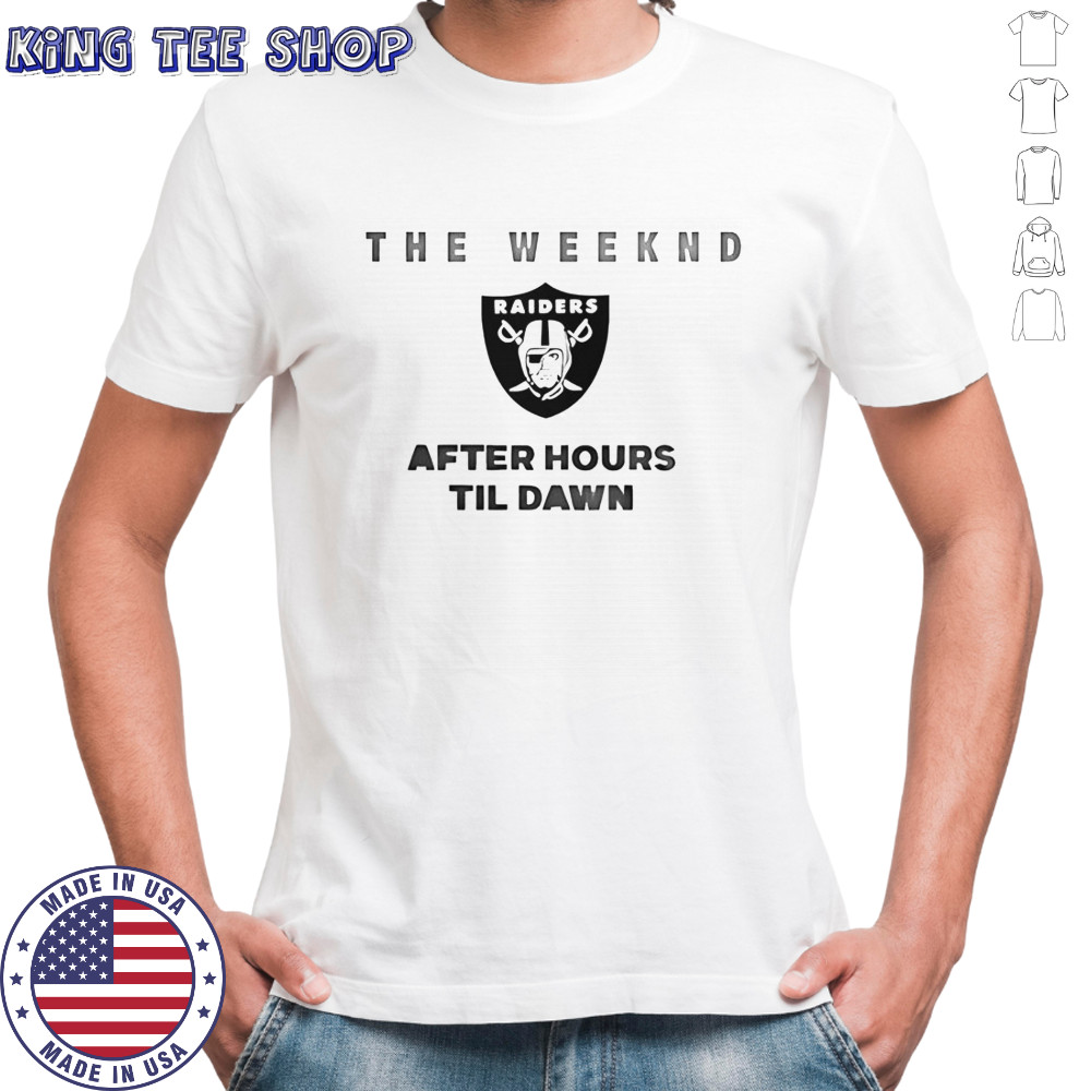 Las Vegas Raiders The Weeknd After Hours Til Dawn 2025 T-Shirt