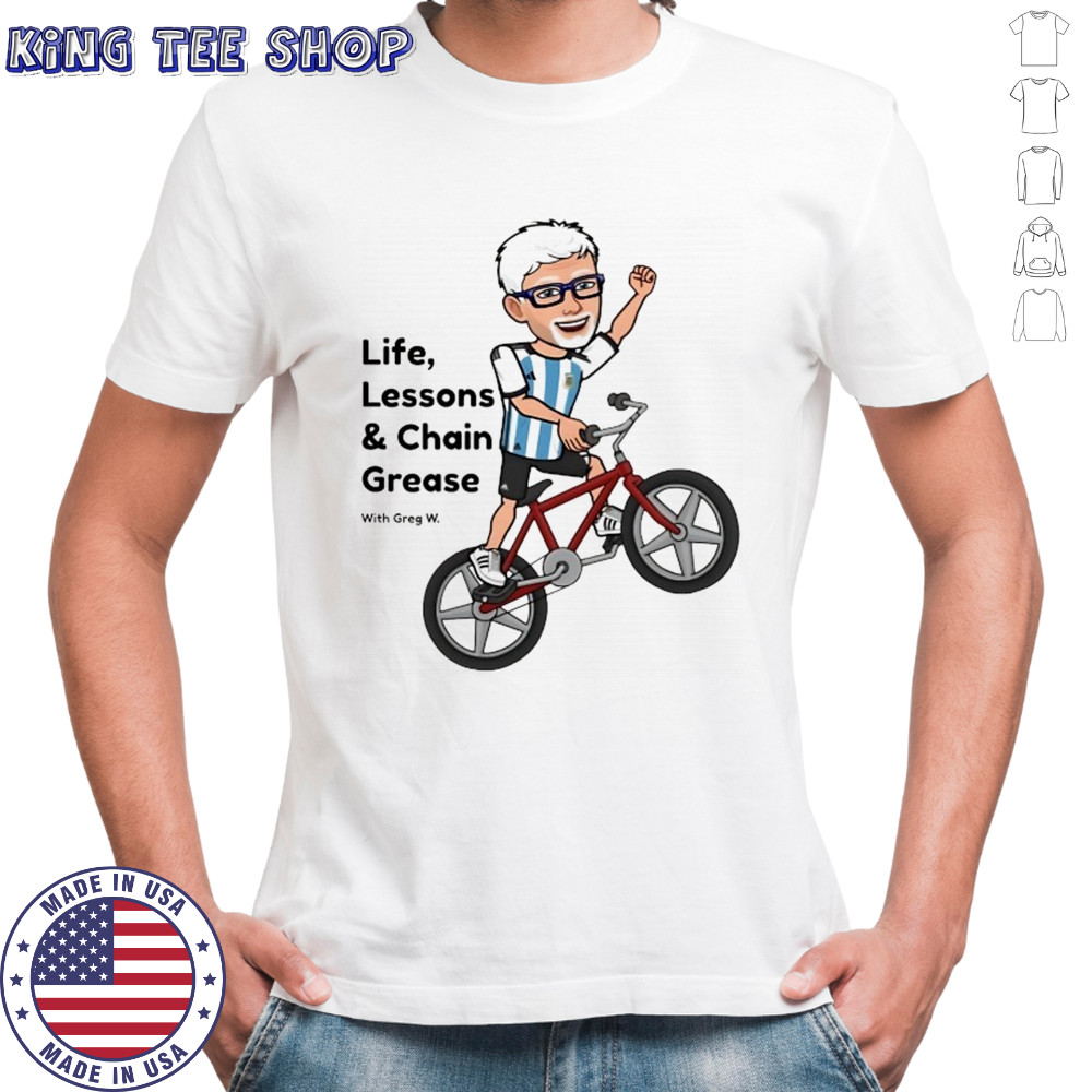 Life Lessons and Chain Grease with Greg Winkler chibi shirt