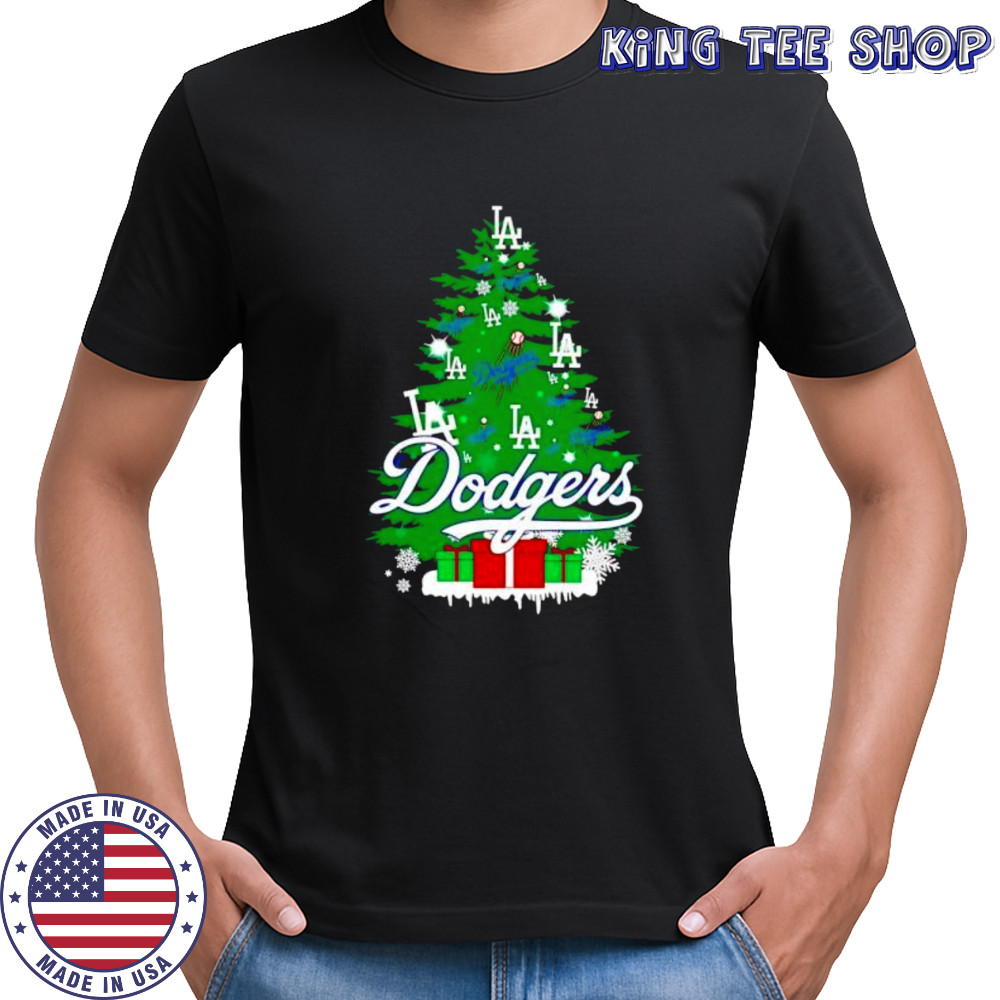 Los Angeles Dodgers Xmas Tree shirt