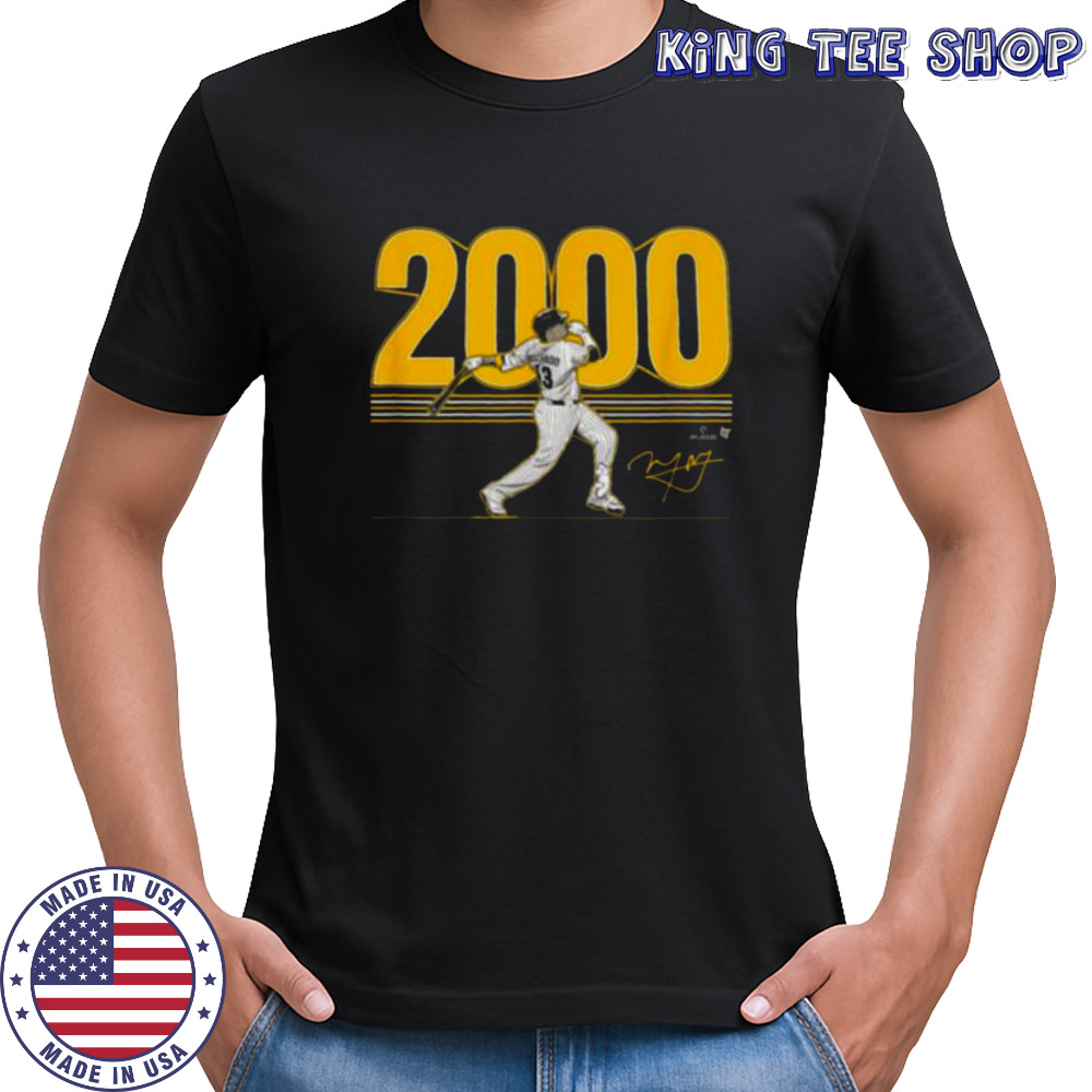 Manny Machado 2,000 Hits San Diego Baseball Shirt
