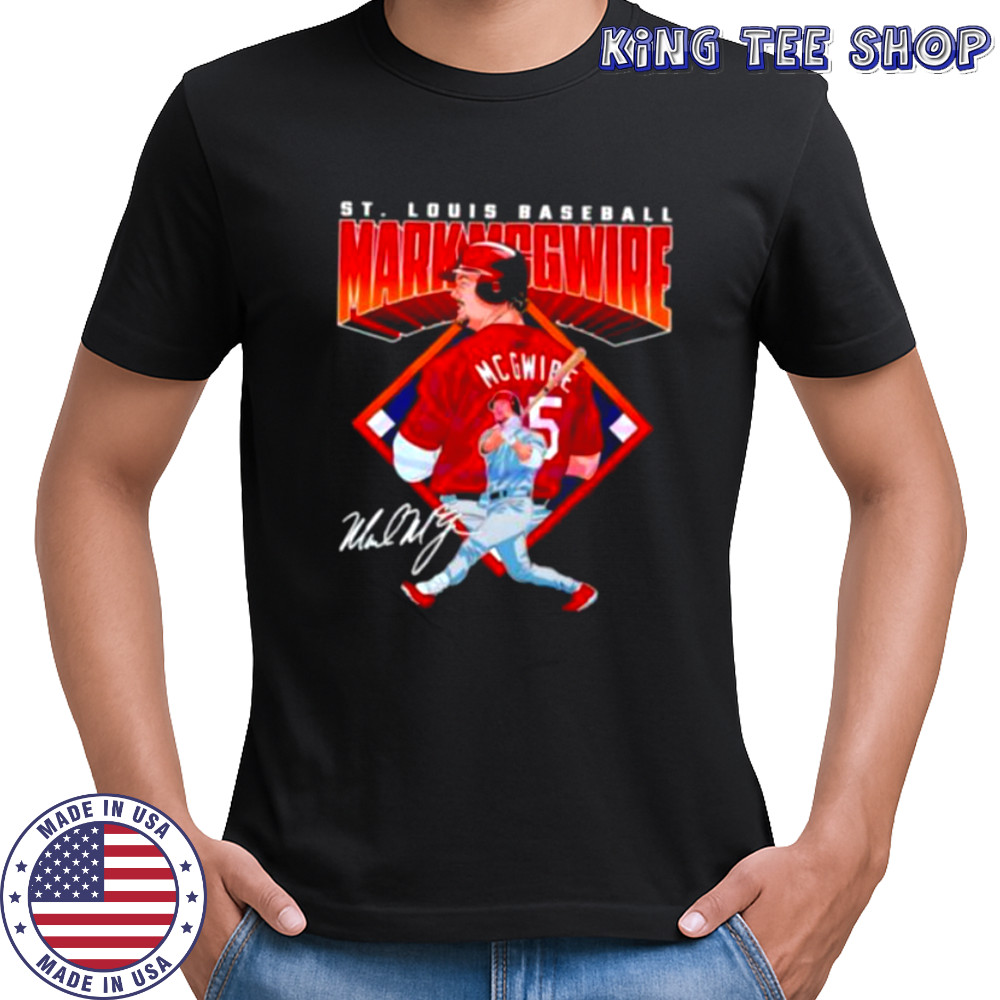 Mark Mcgwire St Louis Diamond Baseball Legend Signature Shirt