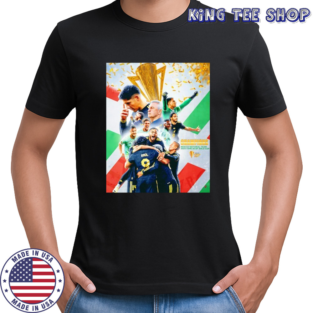 Mexico Crowned Gold Cup Champions 2025 shirt