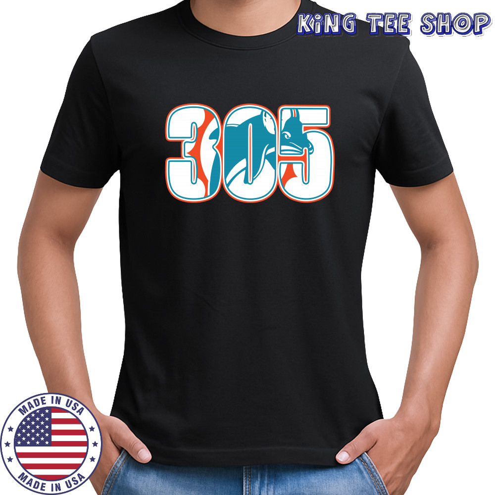 Miami Dolphins 305 T-shirt