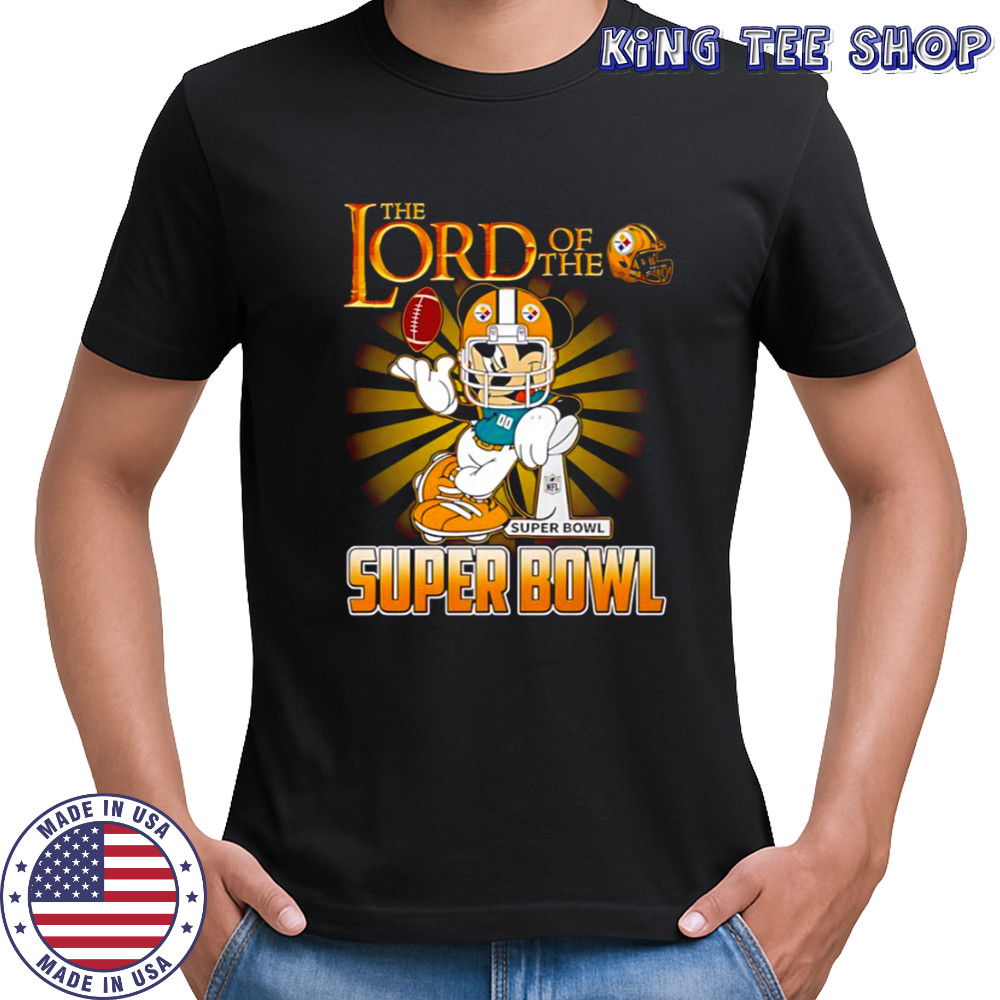 Mickey Mouse The Lord Of The Super Bowl Pittsburgh Steelers T-Shirt