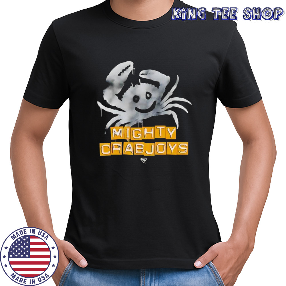Mighty Crabjoys crab retro shirt