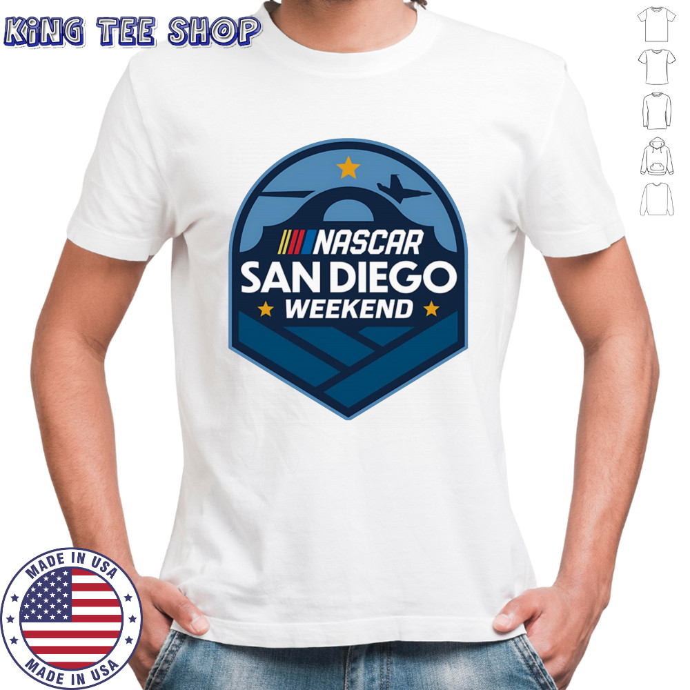 Nascar San Diego Weekend logo shirt