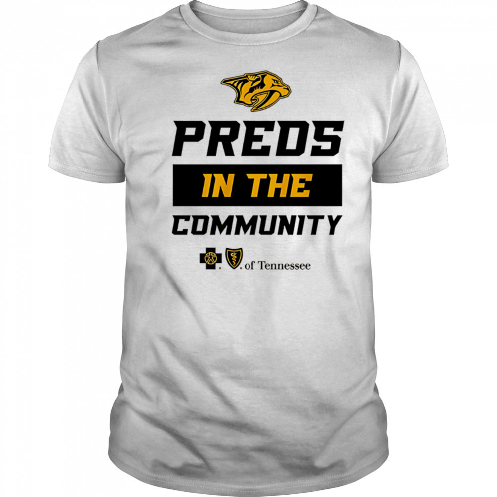 Nashville Predators Preds In The Community 2025 shirt