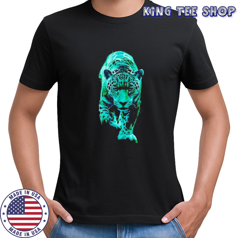 Neon Jaguar in Motion shirt