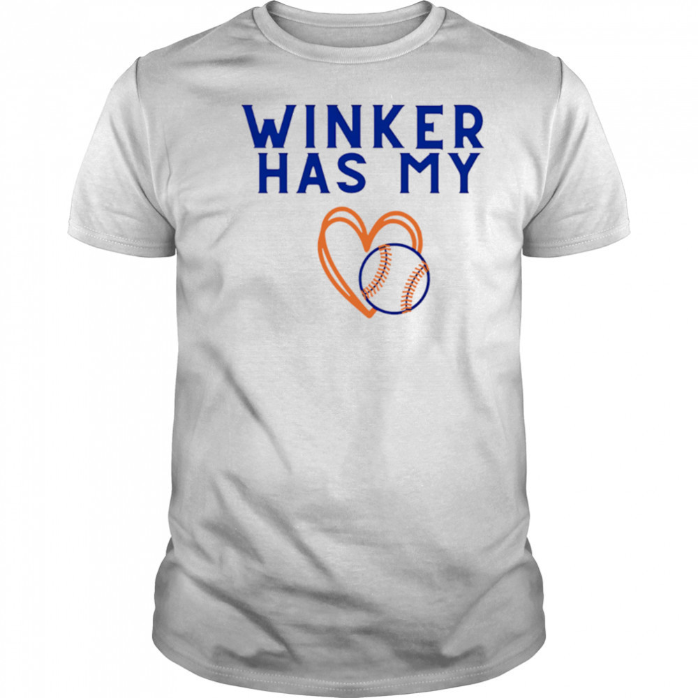 New York Mets Winker Has My Heart shirt
