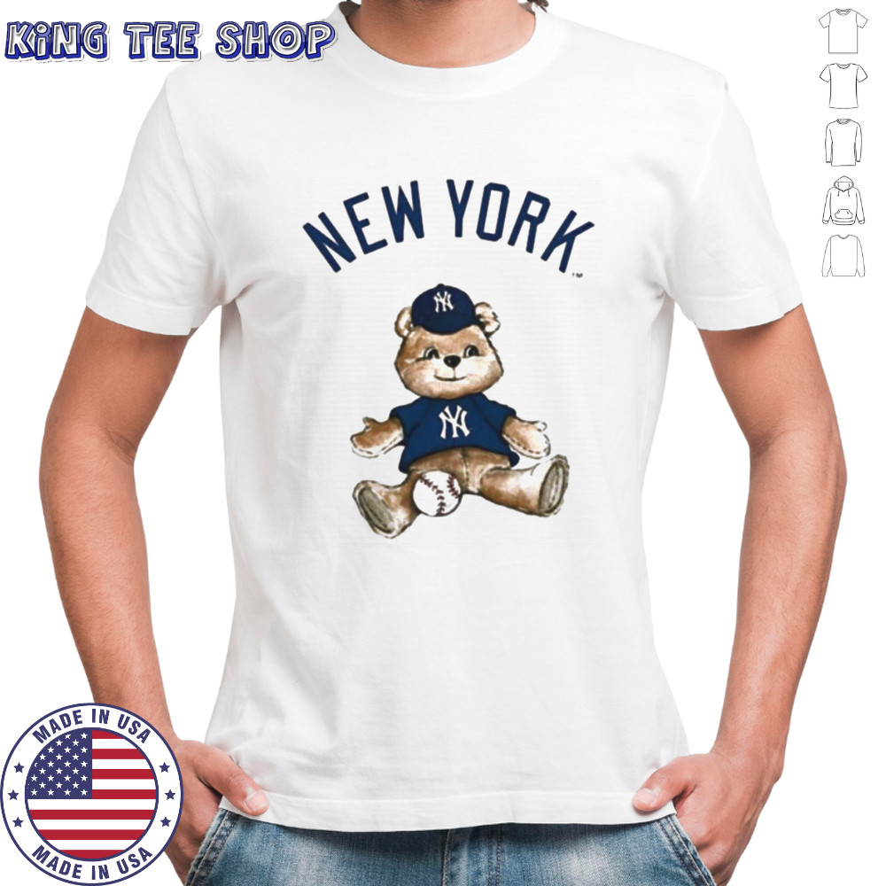 New York Yankees Baseball X Tiny Turnip Teddy Bear T shirt