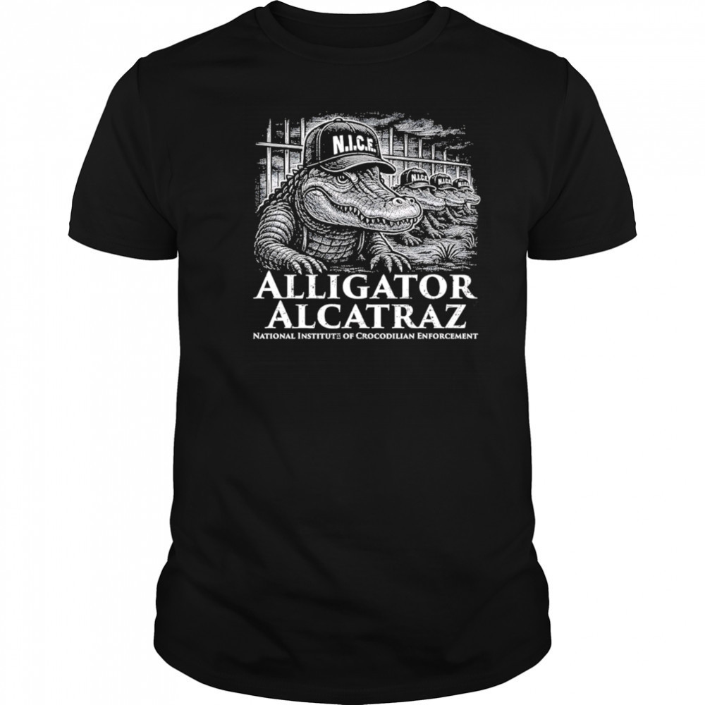 Nice alligator Alcatraz National Institute Of Crocodilian Enforcement shirt