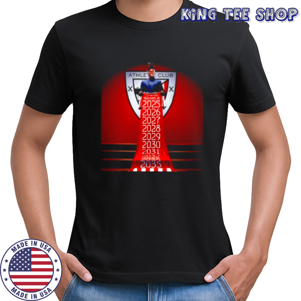 Nico Williams Athletic Bilbao 10 years shirt
