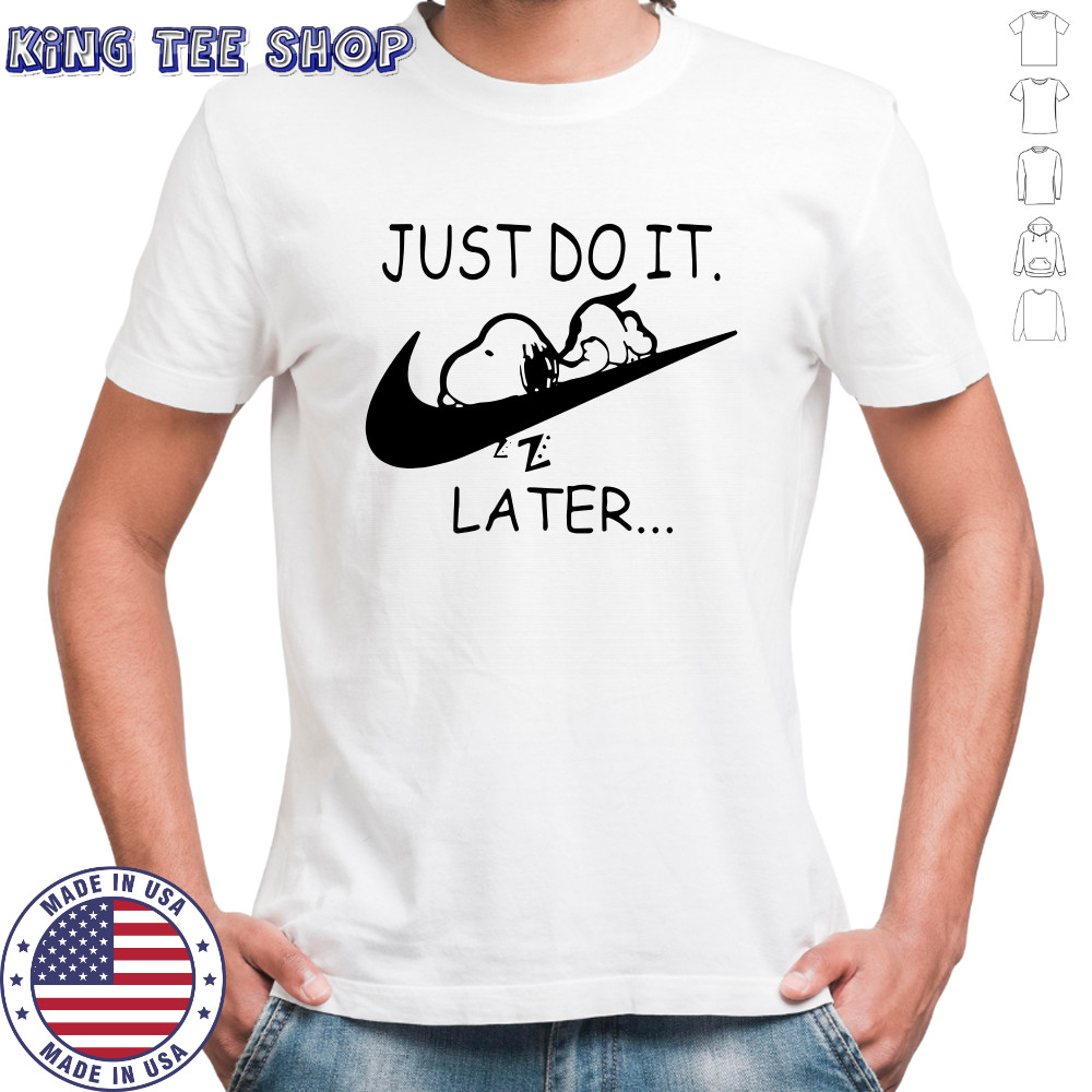 Nike Snoopy Just Do It Later T-Shirt
