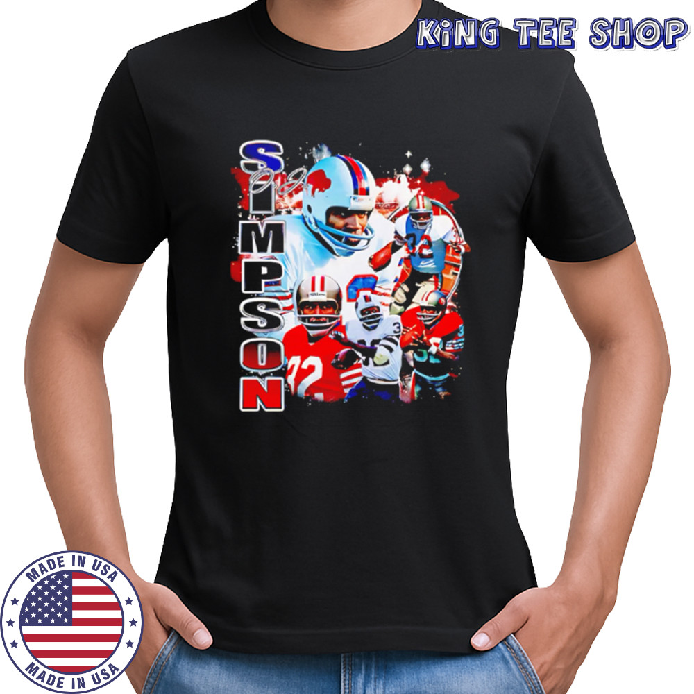 OJ Simpson 90s Style NFL shirt