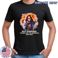 Ozzy Osbourne thanks for the memories 1948 2025 shirt