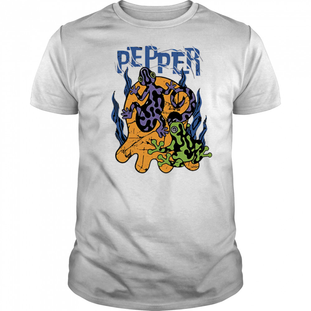 Pepperlive skullconut amphibians natural shirt