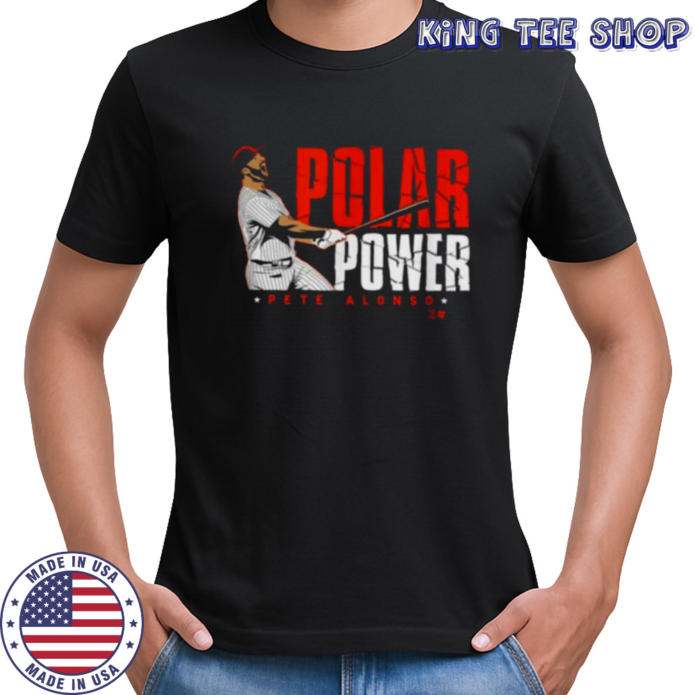 Pete Alonso Polar Power New York Baseball T Shirt