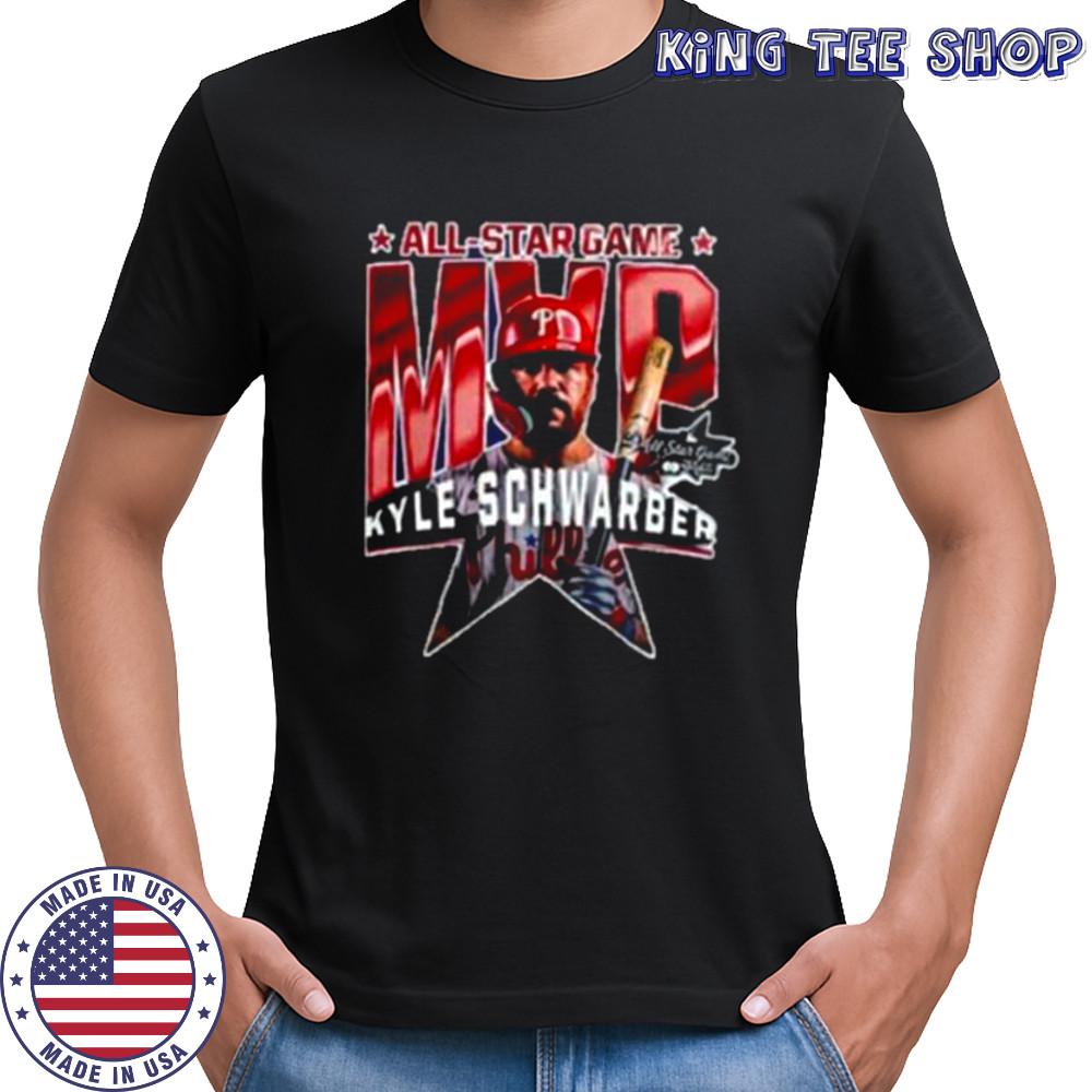 Philadelphia Phillies Kyle Schwarber 2025 MLB All Star Game MVP Graphic Two Sided Shirt