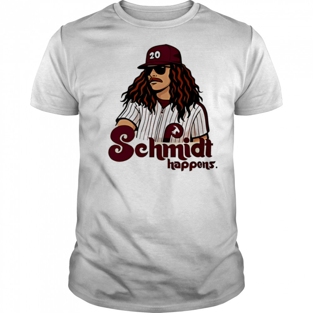 Philadelphia Phillies Mike Schmidt happens shirt