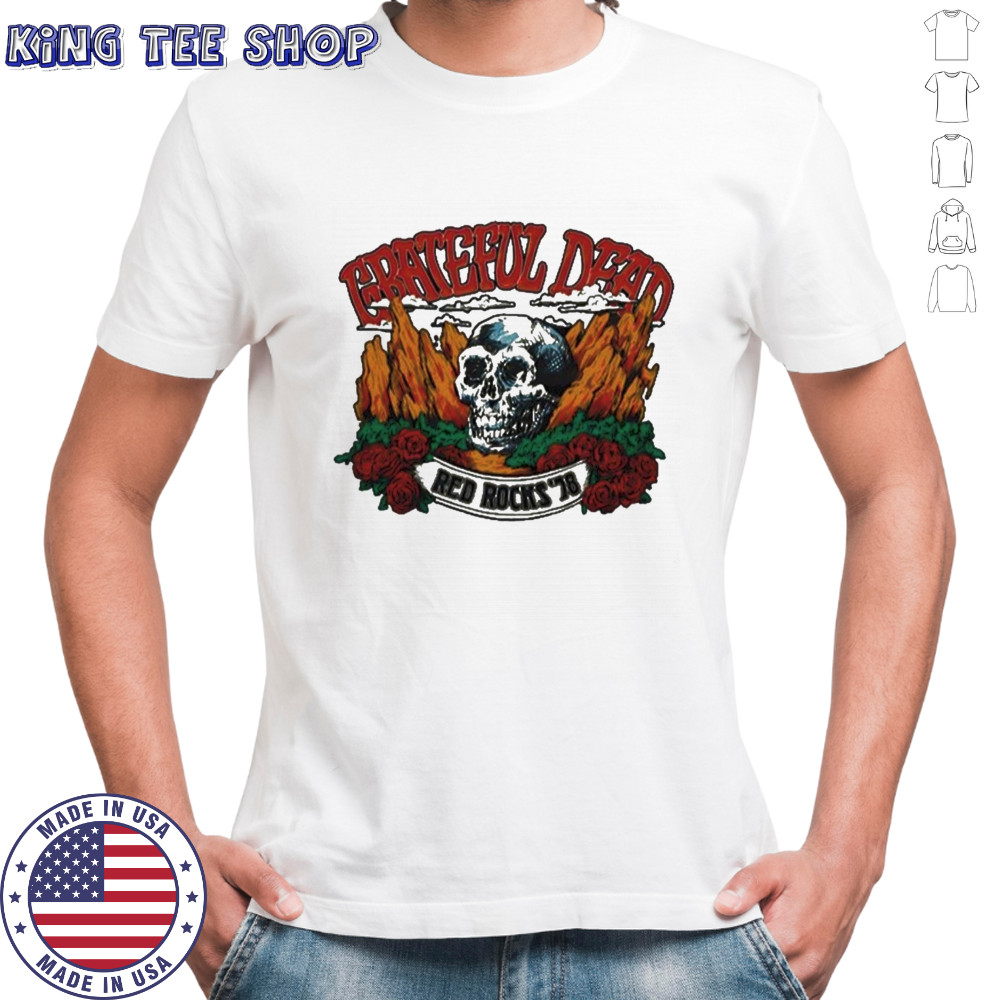 Red Rocks Grateful Dead Skull T-Shirt