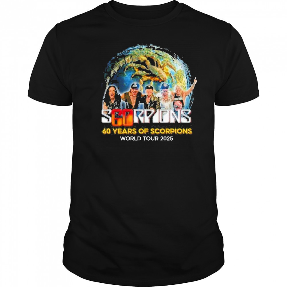Scorpions 60 Years World Tour 2025 T-Shirt