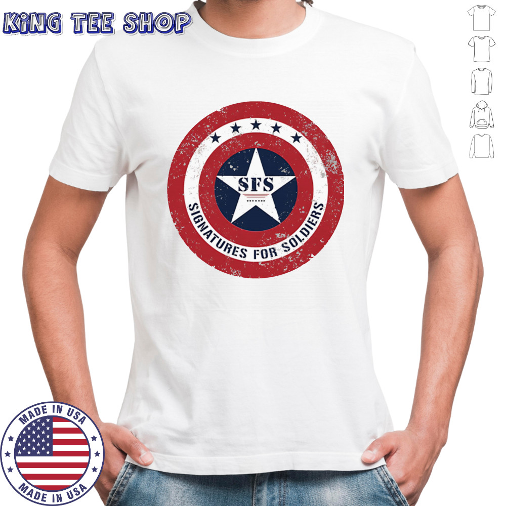 Signatures for Soldiers American Captain Star shirt