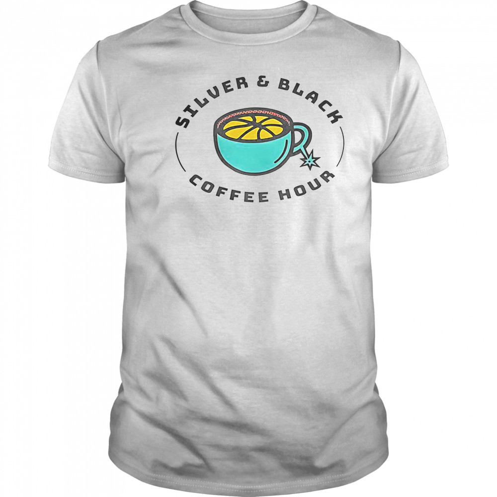 Silver And Black Coffee Hour T-Shirt
