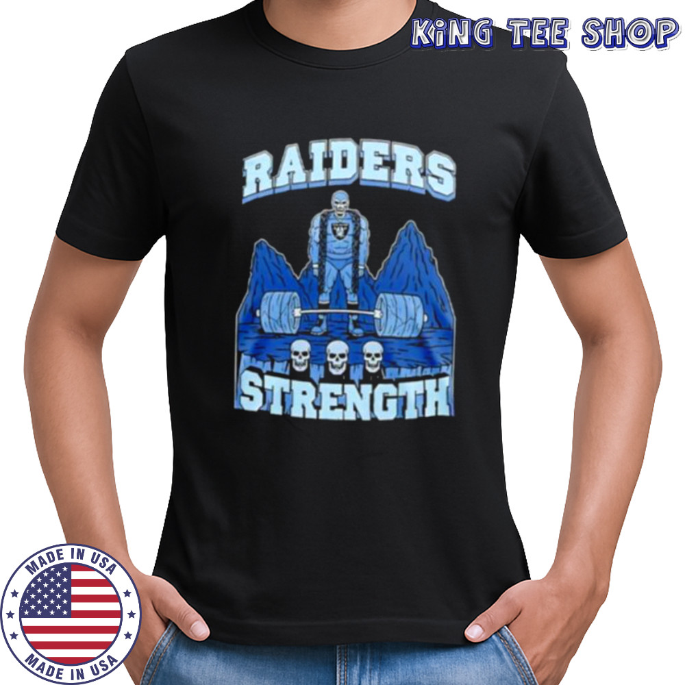 Skeleton Las Vegas Raiders Strength shirt