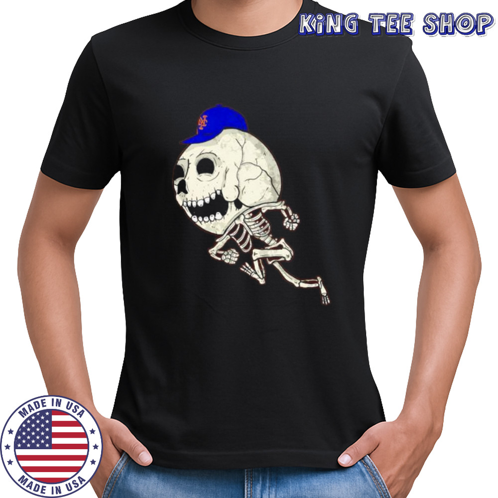 Skeleton Mr. Met shirt