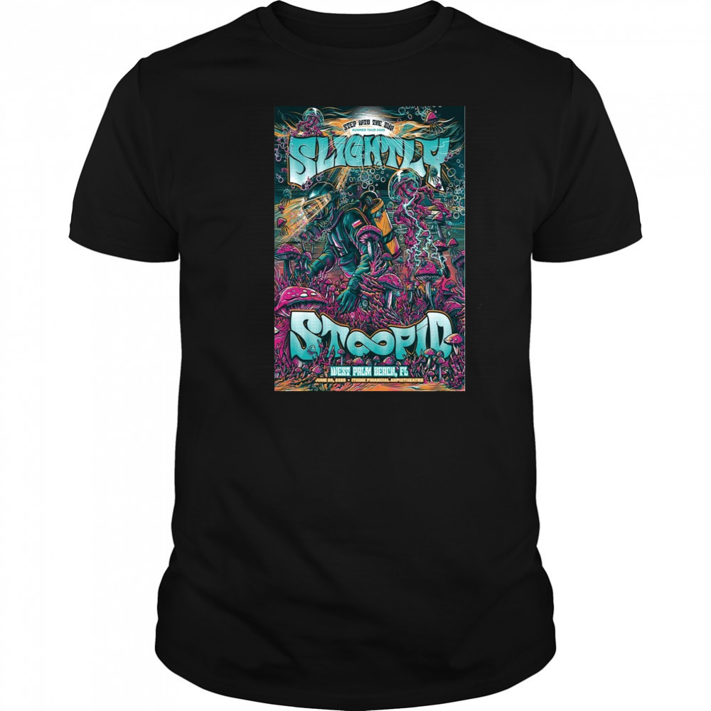 Slightly Stoopid June 28 2025 Poster – iTHINK Financial Amphitheatre West Palm Beach FL T-Shirt Slightly Stoopid June 28 2025 Poster – iTHINK Financial Amphitheatre West Palm Beach FL T-Shirt