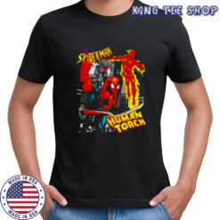 Spider man the Human Torch shirt