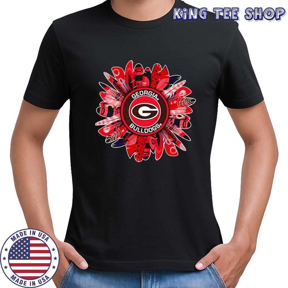 Spirit sunflowers Georgia Bulldogs shirt
