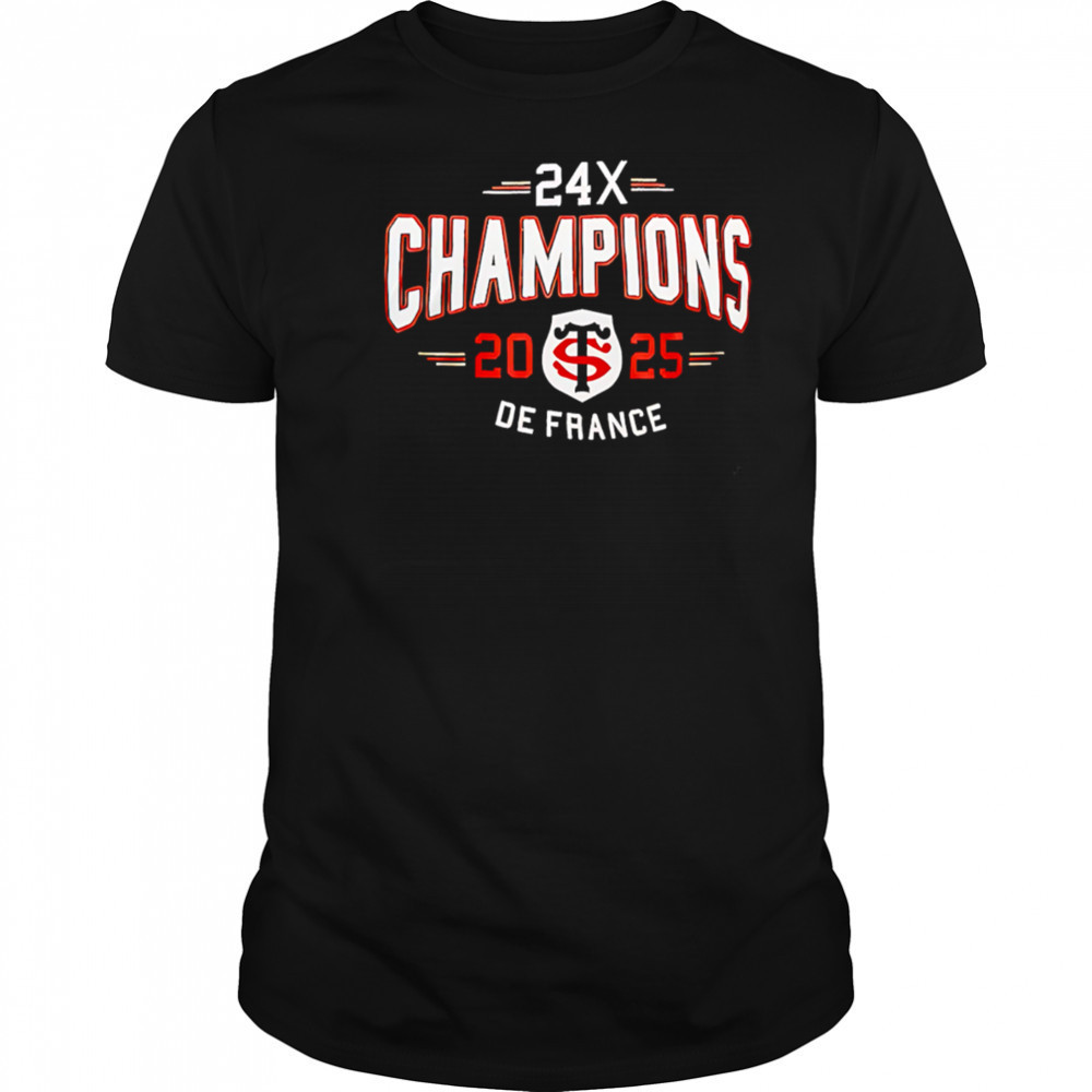 Stade Toulousain Champions 2025 Back To Back To Back shirt