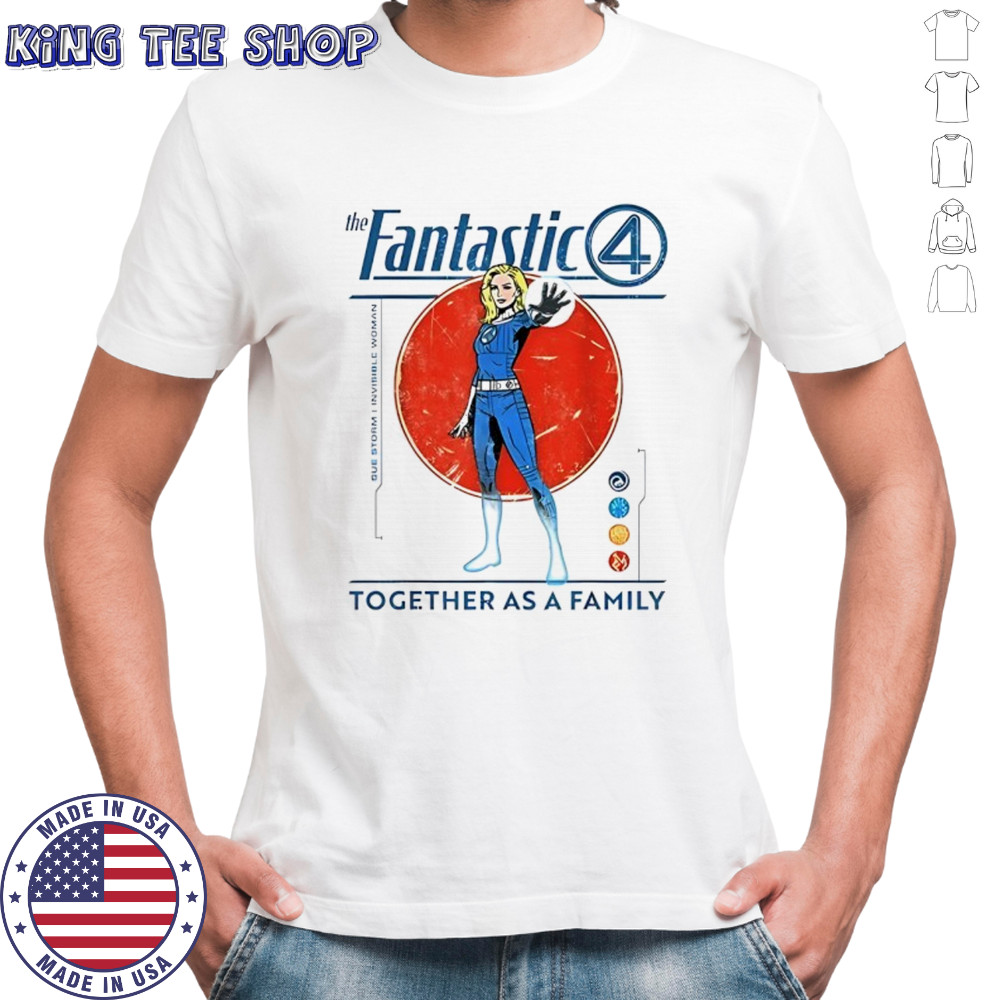 Sue Storm the Fantastic Four Together as a family Marvel Studios shirt