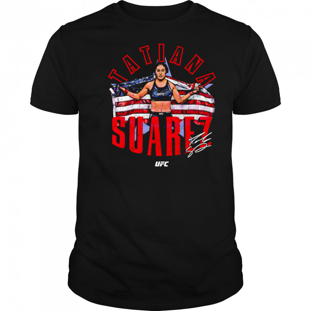 Tatiana Suarez Ufc Fighter American Flag shirt
