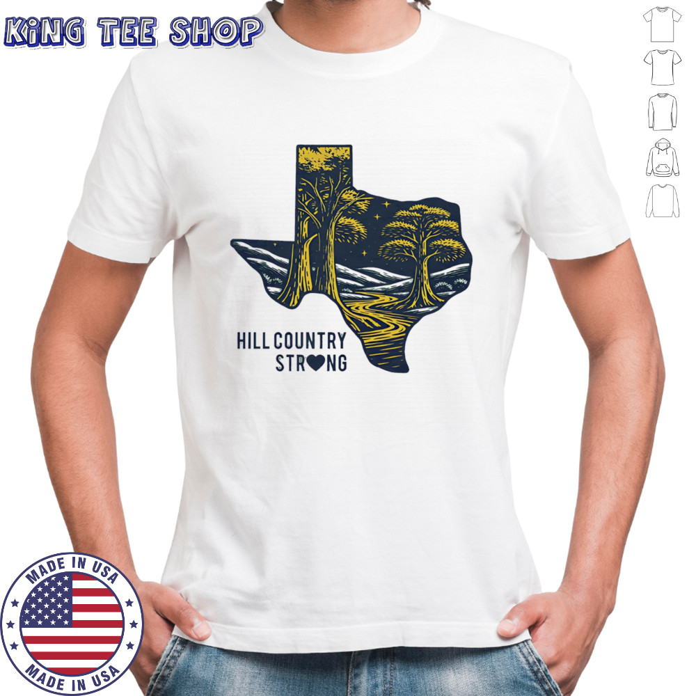 Texas Hill Country Strong Relief shirt
