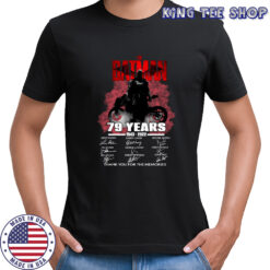 The batman 79 years 1943 2022 thank you for the memories shirts