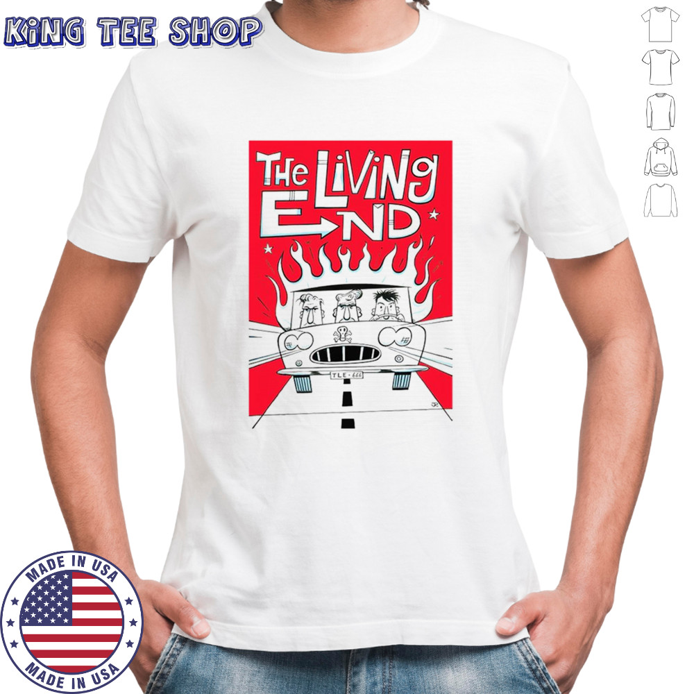 The Living End Cartoon Car Shirt