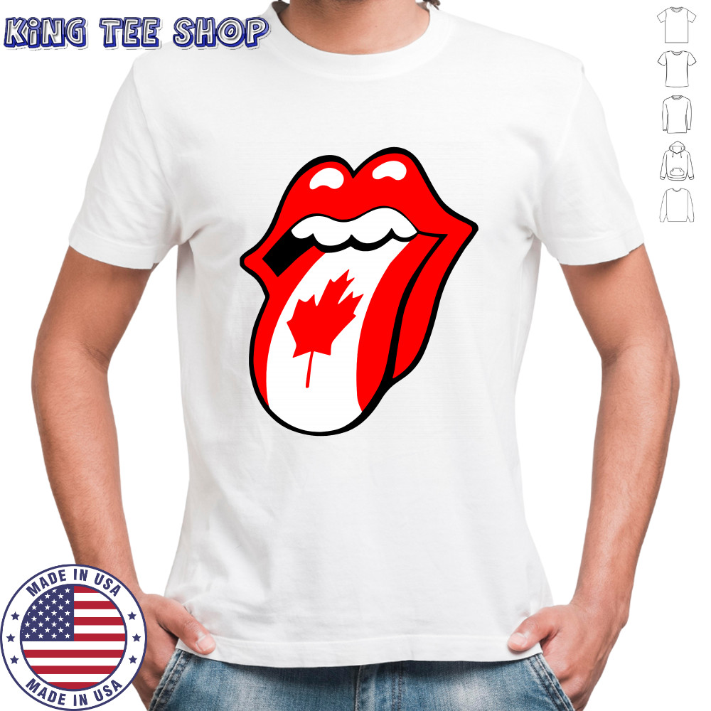 The Rolling Stones Canadian Flag shirt