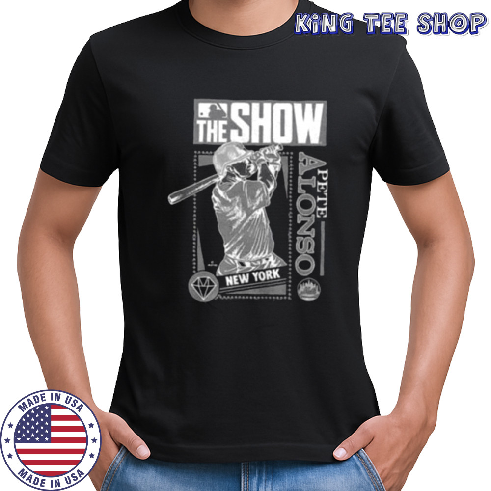 The Show Pete Alonso New York Mets MLB Baseball cartoon shirt